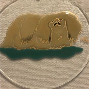 Pekingese Stained Glass Suncatcher/Xmas ornament